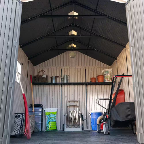 8 Ft. W X 10 Ft. D Resin Outdoor Storage Shed 71.7 Sq. Ft.